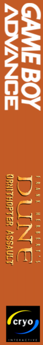 Frank Herbert's Dune - Ornithopter Assault — box-2D-side (EU)