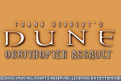 Frank Herbert's Dune - Ornithopter Assault — sstitle (WOR)
