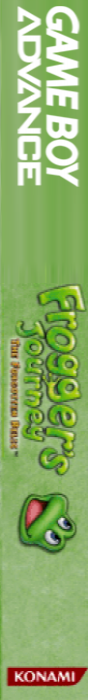 Frogger's Journey - The Forgotten Relic — box-2D-side (US)