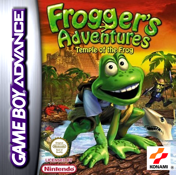 Frogger's Adventures - Temple of the Frog — box-2D (EU)
