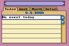 GBA Personal Organizer — ss (WOR)