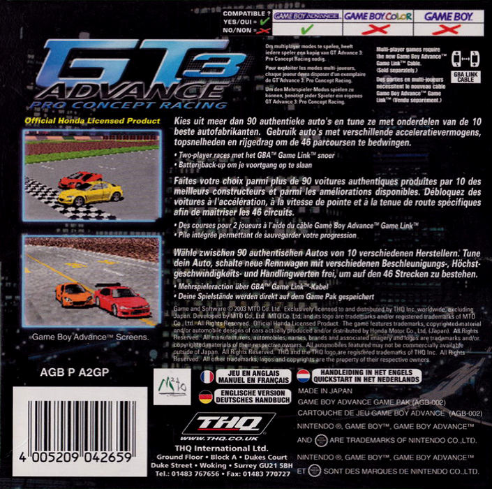 Gt Advance 3 - Pro Concept Racing — box-2D-back (EU)