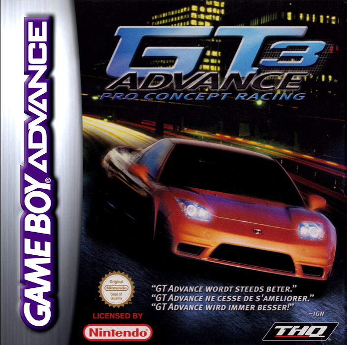 Gt Advance 3 - Pro Concept Racing — box-2D (EU)