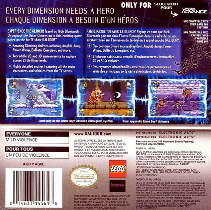 Galidor - Defenders Of The Outer Dimension — box-2D-back (US)