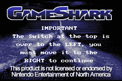 GameShark GBA — ss (WOR)