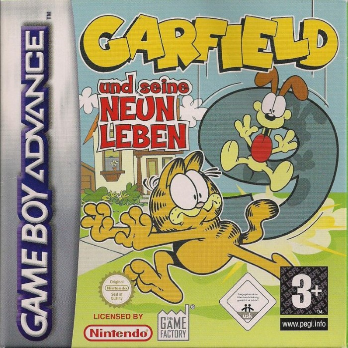Garfield And His Nine Lives — box-2D (DE)