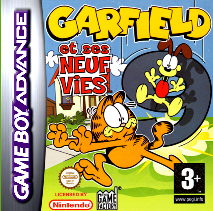 Garfield And His Nine Lives — box-2D (EU)