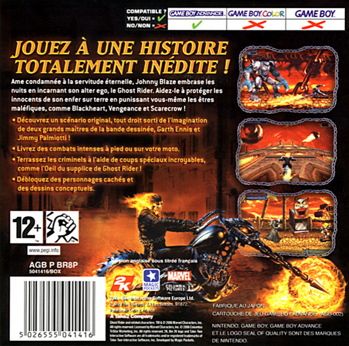 Ghost Rider — box-2D-back (FR)