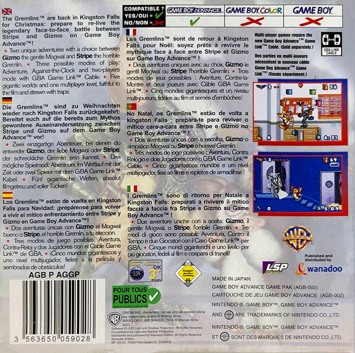 Gremlins - Stripe Vs Gizmo — box-2D-back (EU)