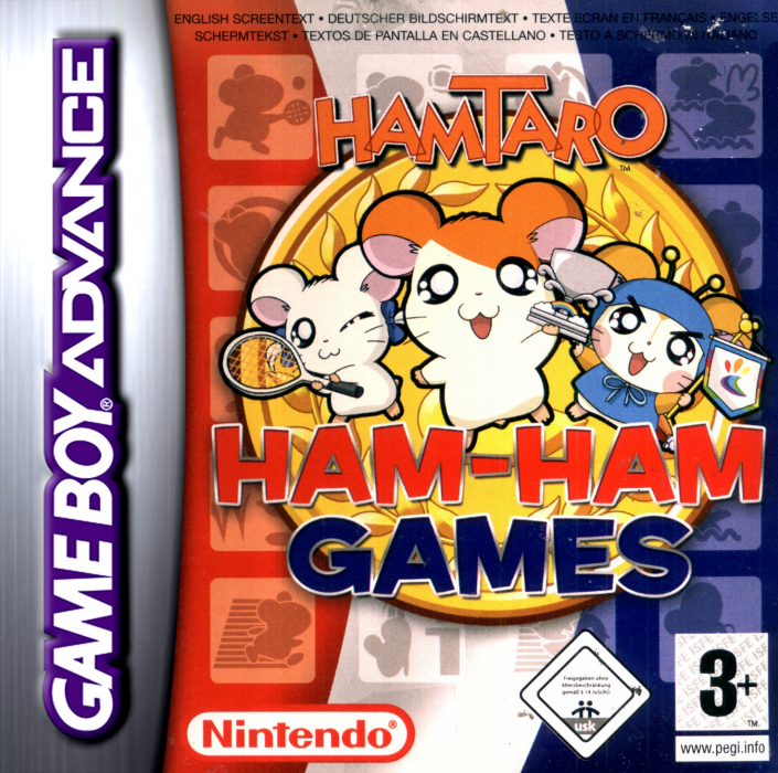 Hamtaro - Ham-ham Games — box-2D (EU)
