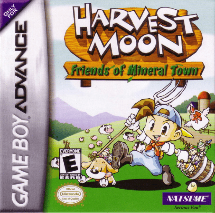 Harvest Moon - Friends Of Mineral Town box art