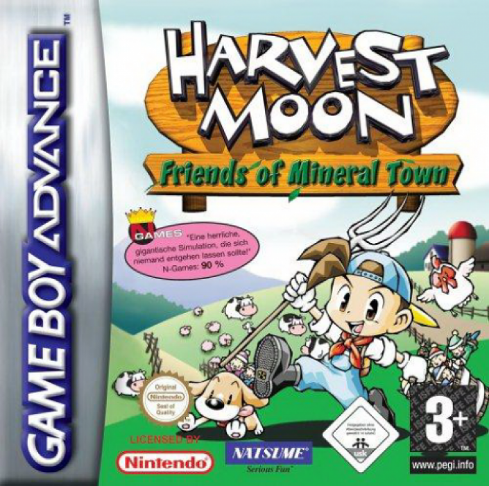 Harvest Moon - Friends Of Mineral Town — box-2D (DE)