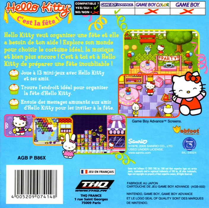 Hello Kitty - Happy Party Pals — box-2D-back (EU)