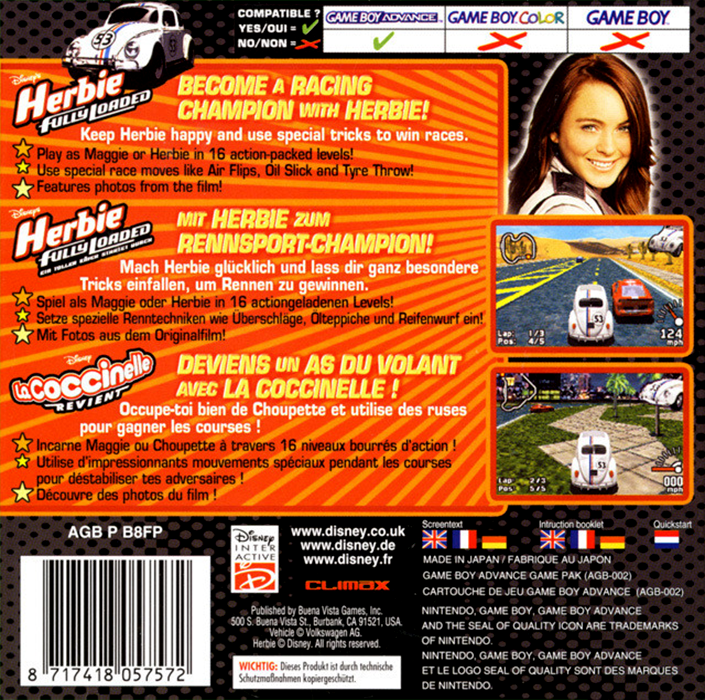 Herbie - Fully Loaded — box-2D-back (EU)