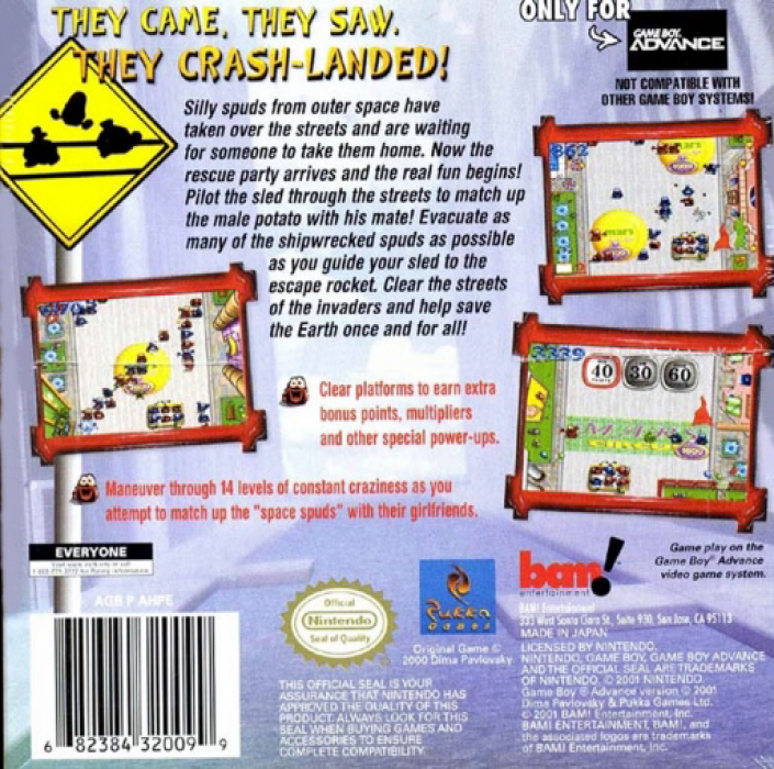 Hot Potato! — box-2D-back (US)