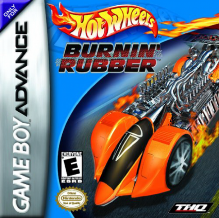 Hot Wheels - Burnin' Rubber box art