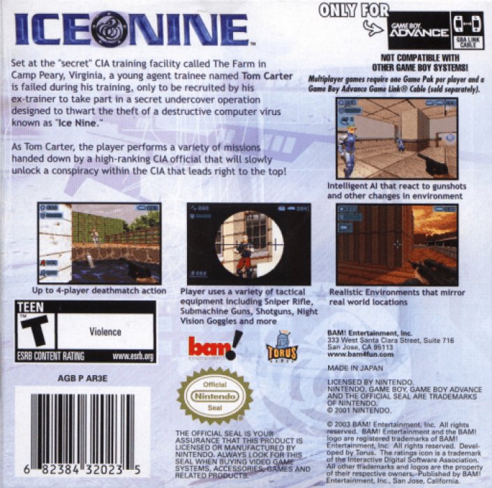 Ice Nine — box-2D-back (US)