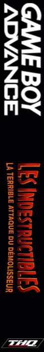 Incredibles, The - Rise Of The Underminer — box-2D-side (FR)