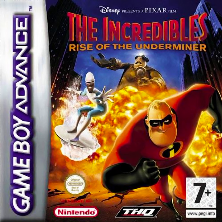 Incredibles, The - Rise Of The Underminer — box-2D (EU)