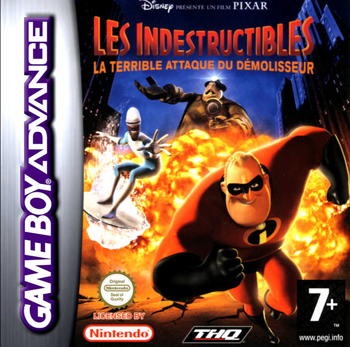 Incredibles, The - Rise Of The Underminer — box-2D (FR)