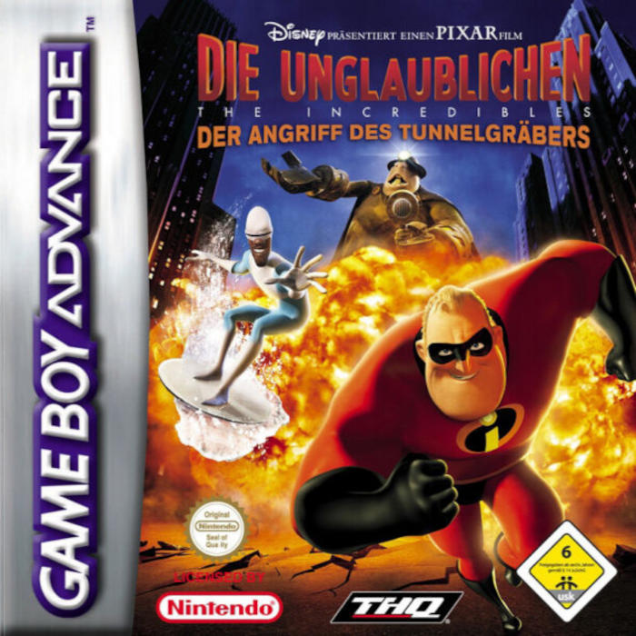 Incredibles, The - Rise Of The Underminer — box-2D (DE)