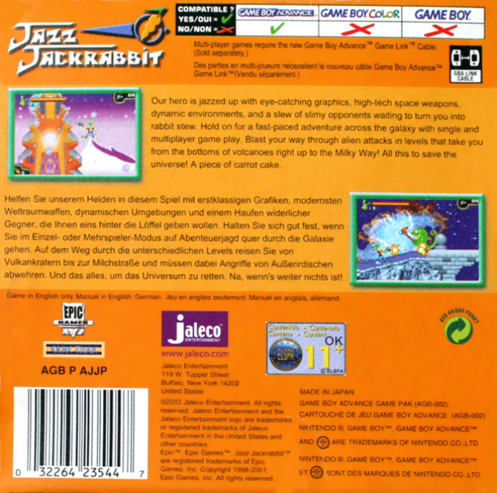 Jazz Jackrabbit — box-2D-back (EU)