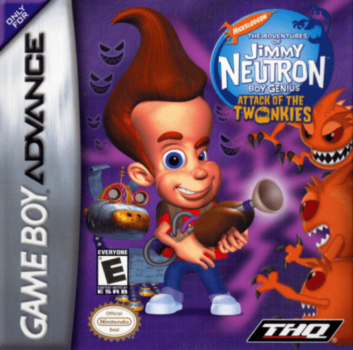 Adventures Of Jimmy Neutron Boy Genius - Attack Of The Twonkies, The box art