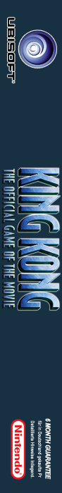 King Kong - The Official Game of the Movie — box-2D-side (EU)