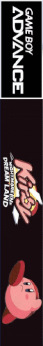 Kirby - Nightmare In Dream Land — box-2D-side (US)