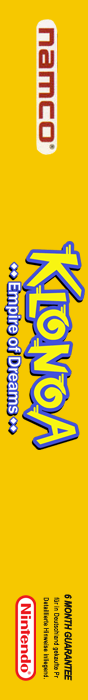 Klonoa - Empire Of Dreams — box-2D-side (EU)