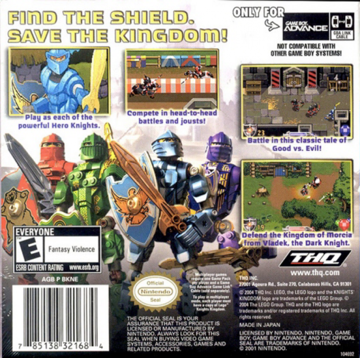 LEGO Knights Kingdom — box-2D-back (US)