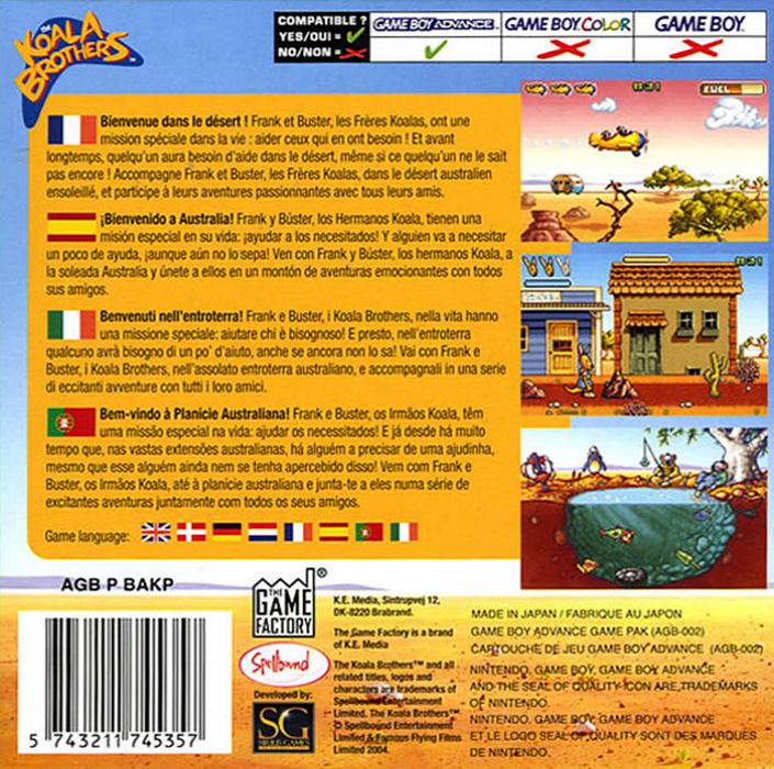 Koala Brothers - Outback Adventures — box-2D-back (FR)