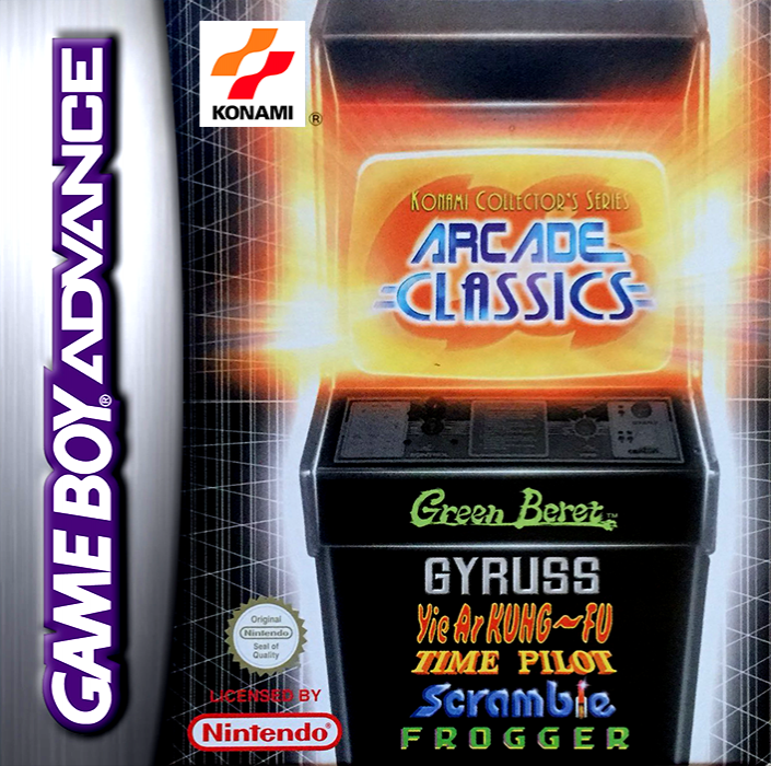 Konami Collector's Series - Arcade Classics — box-2D (EU)