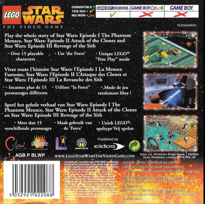 LEGO Star Wars - The Video Game — box-2D-back (EU)