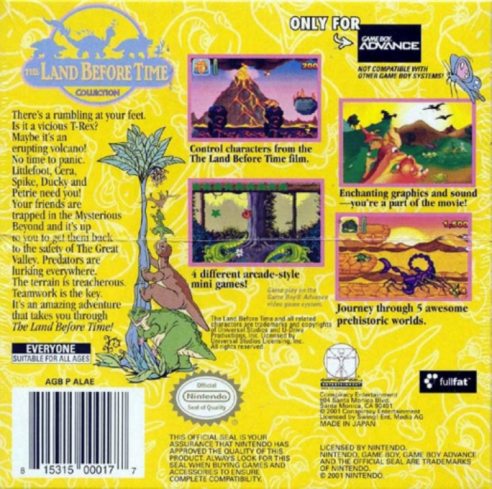Land Before Time, The — box-2D-back (US)