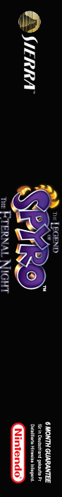 Legend Of Spyro - The Eternal Night, The — box-2D-side (EU)