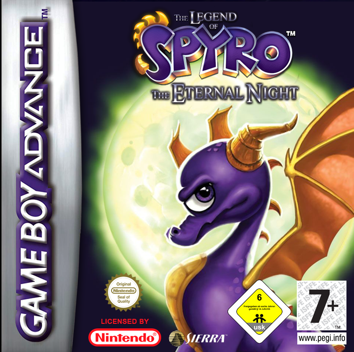 Legend Of Spyro - The Eternal Night, The — box-2D (EU)
