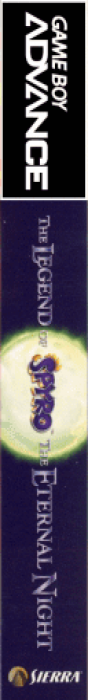 Legend Of Spyro - The Eternal Night, The — box-2D-side (US)