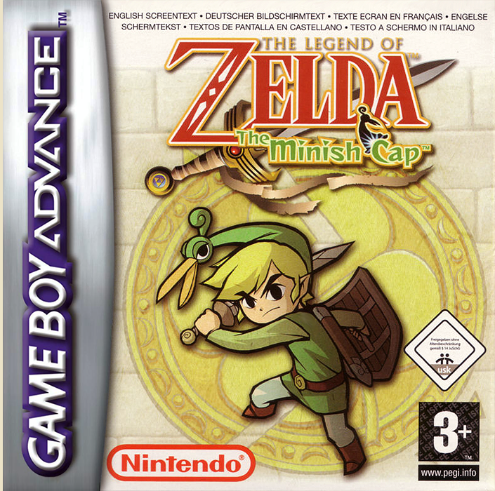 Legend Of Zelda - The Minish Cap, The — box-2D (EU)