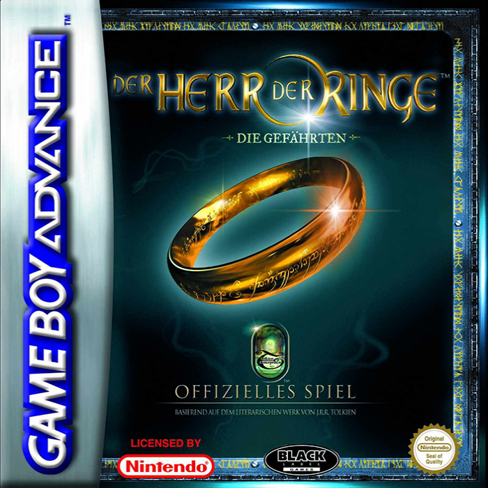Lord Of The Rings, The - The Fellowship Of The Ring — box-2D (DE)