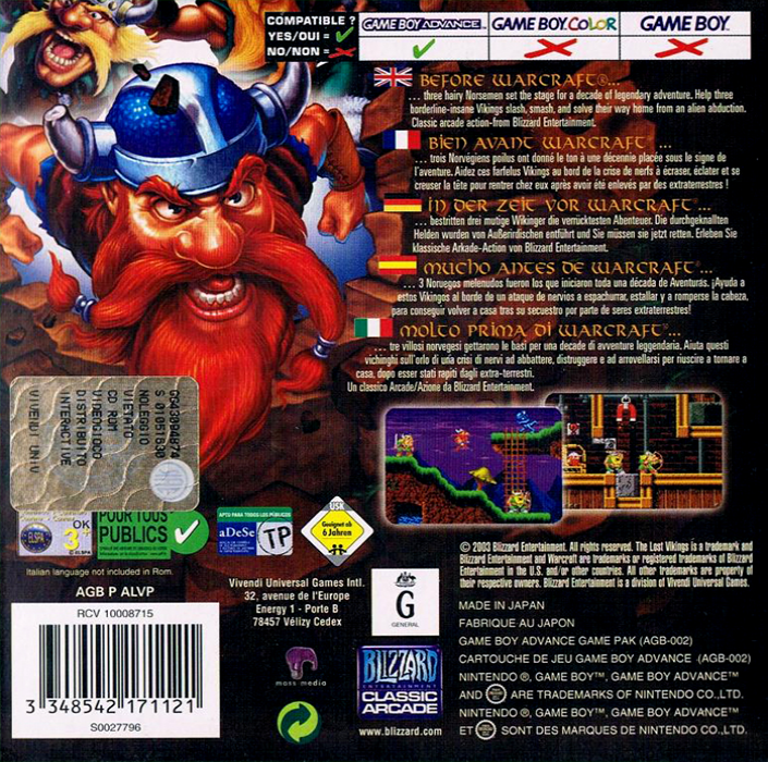 Lost Vikings, The — box-2D-back (EU)