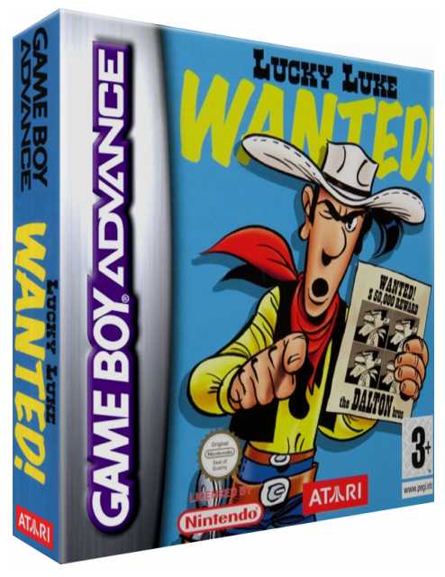 Lucky Luke Wanted — box-3D (FR)