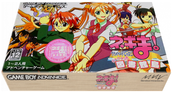Mahou Sensei Negima! - Private Lesson - Damedesuu Toshokan-jima — box-3D (JP)