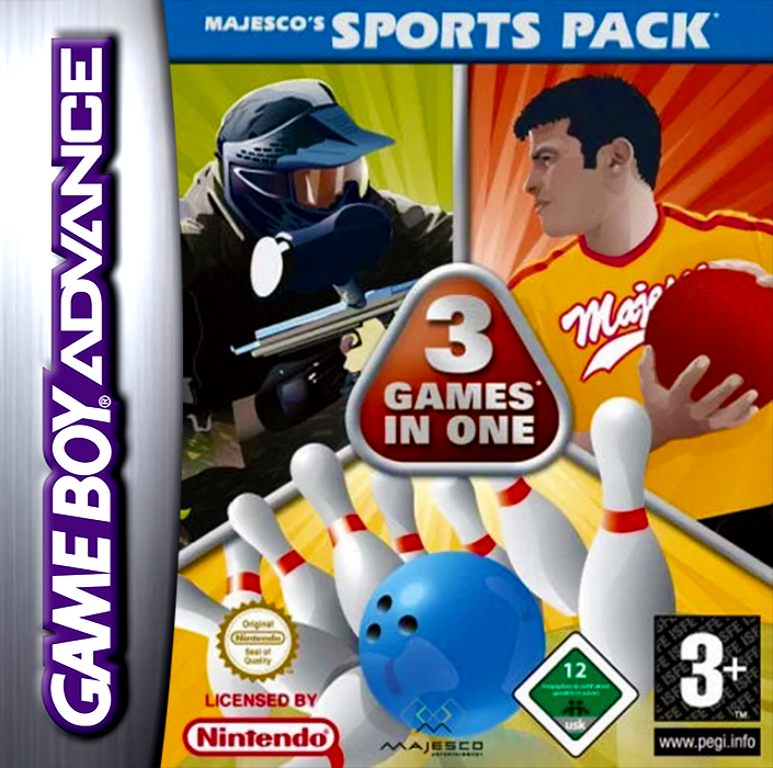 Majesco's Sports Pack — box-2D (EU)