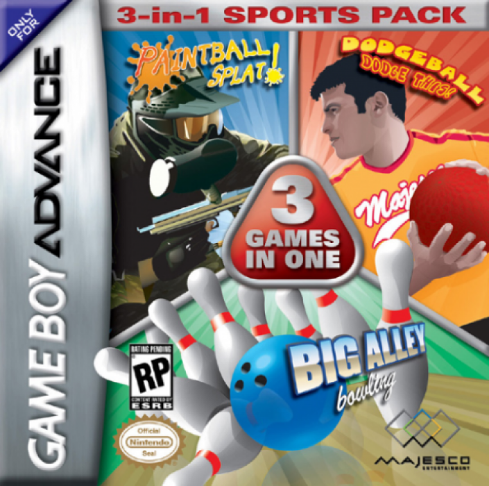Majesco's Sports Pack box art