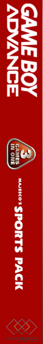 Majesco's Sports Pack — box-2D-side (EU)