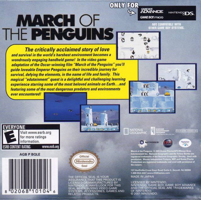 March Of The Penguins — box-2D-back (US)