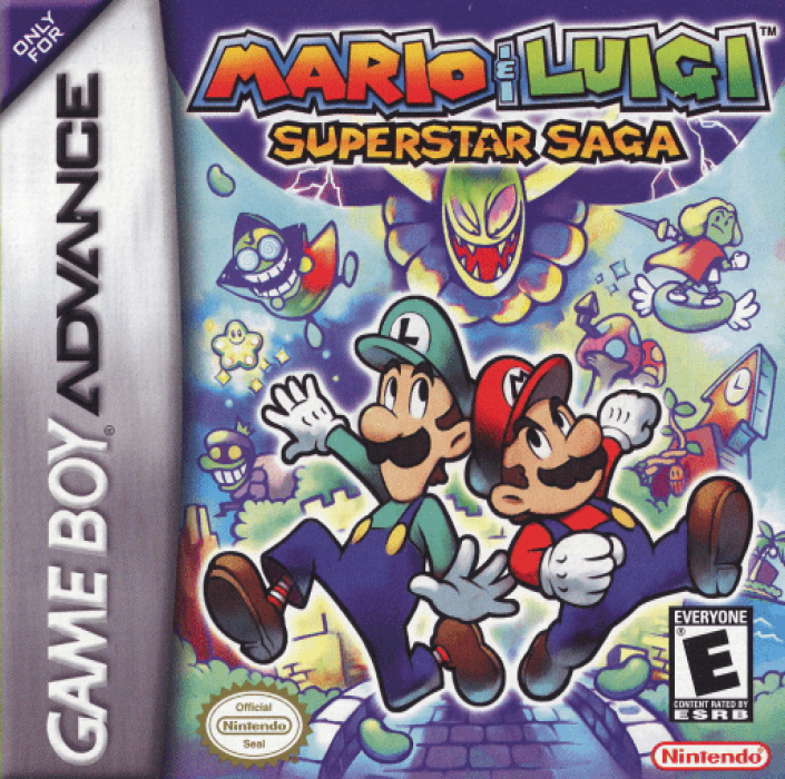 Mario And Luigi - Superstar Saga box art