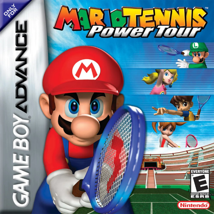 Mario Power Tennis box art