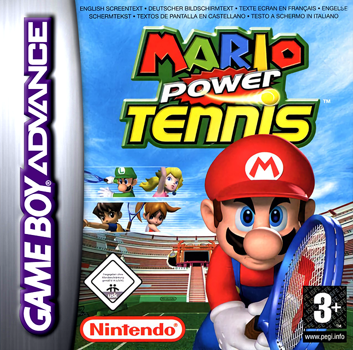 Mario Power Tennis — box-2D (EU)